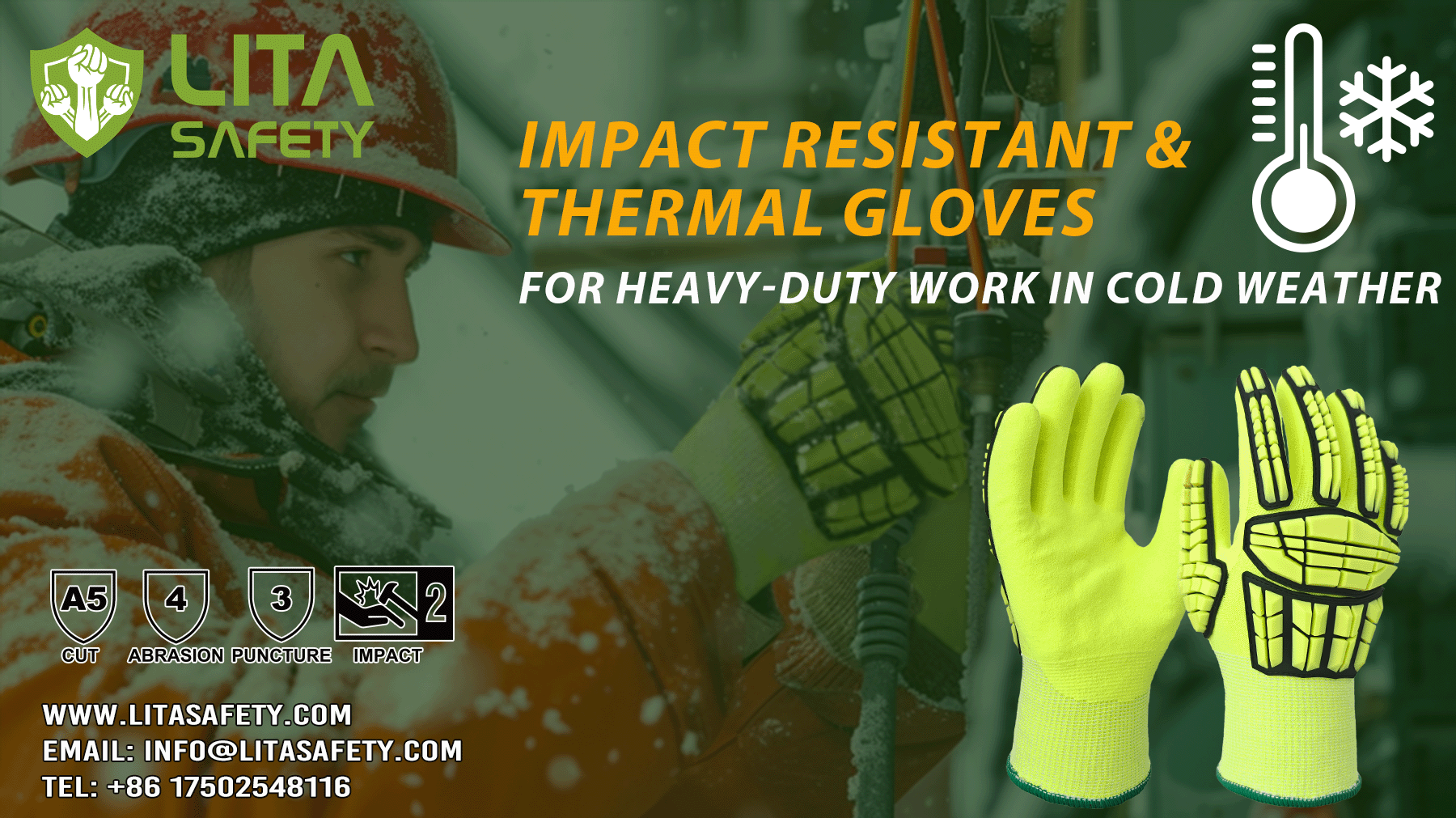 Anti Impact Cut Resistant Gloves Guantes de corte anti -impacto resistente