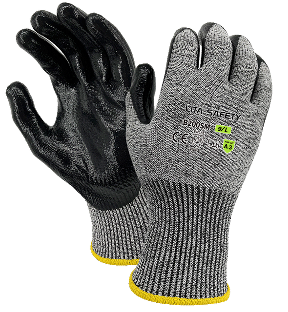 Guantes lisos de nitrilo | B200SM