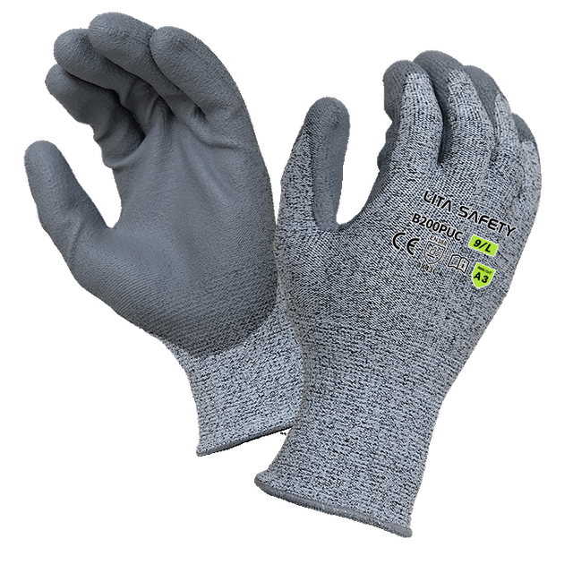 Guantes B200PUC anti -resistentes anti -cortes