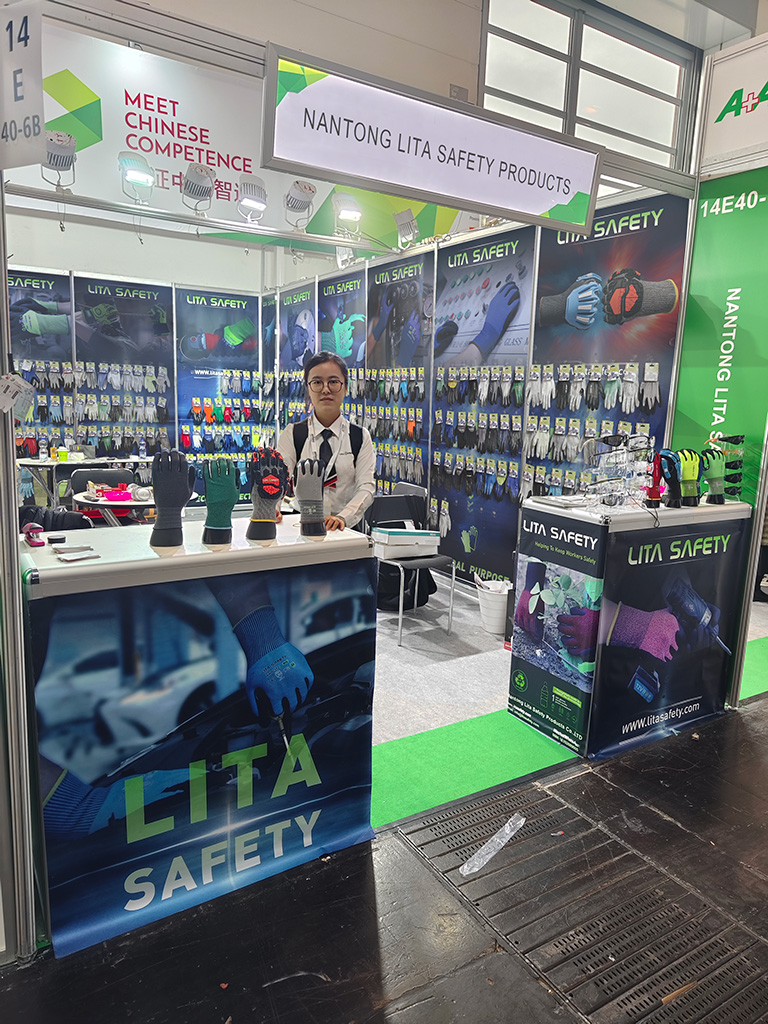 A+una feria de seguridad en Alemania