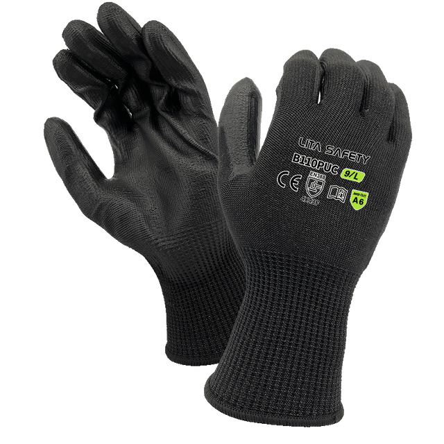 B110PUC Guantes resistentes al corte industrial