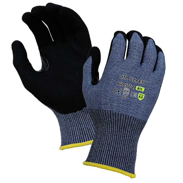Guantes B600SFCQ A3 cortados