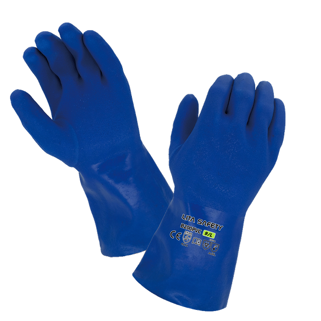 guantes resistentes a productos químicos | B200PVC