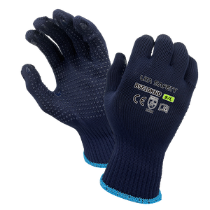 Guantes de trabajo punteados de PVC B5610knd