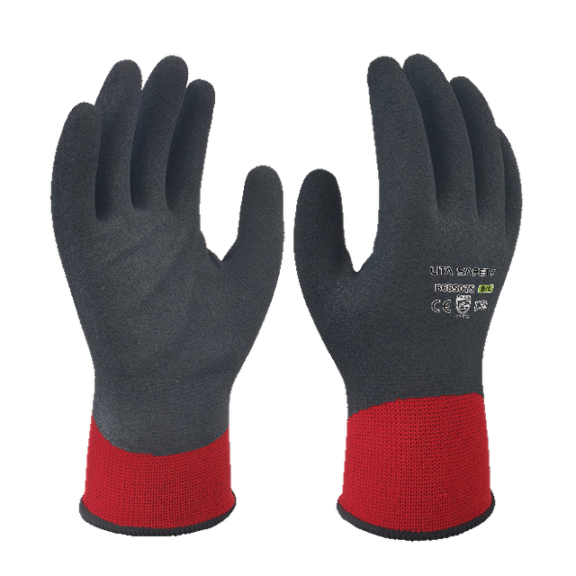 Guantes de nitrilo completamente arenosos | B685057
