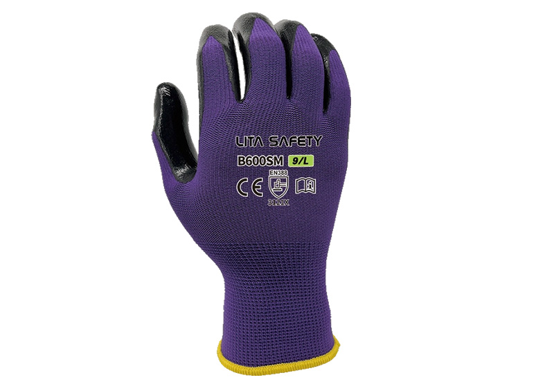 Guantes de trabajo recubiertos de nitrilo B600SM (3)