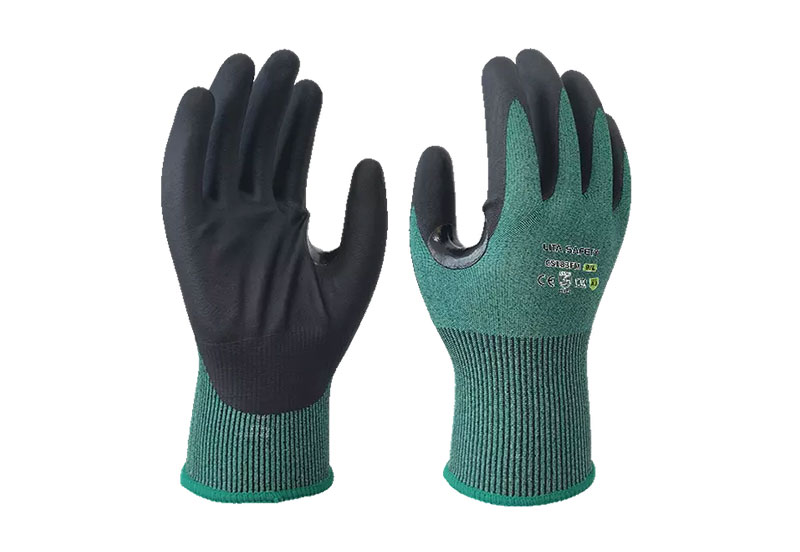 ¿Cuándo debería usar guantes resistentes a cortes en el trabajo?