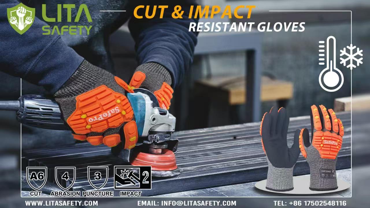 Guantes de protecci&oacute;n de impacto