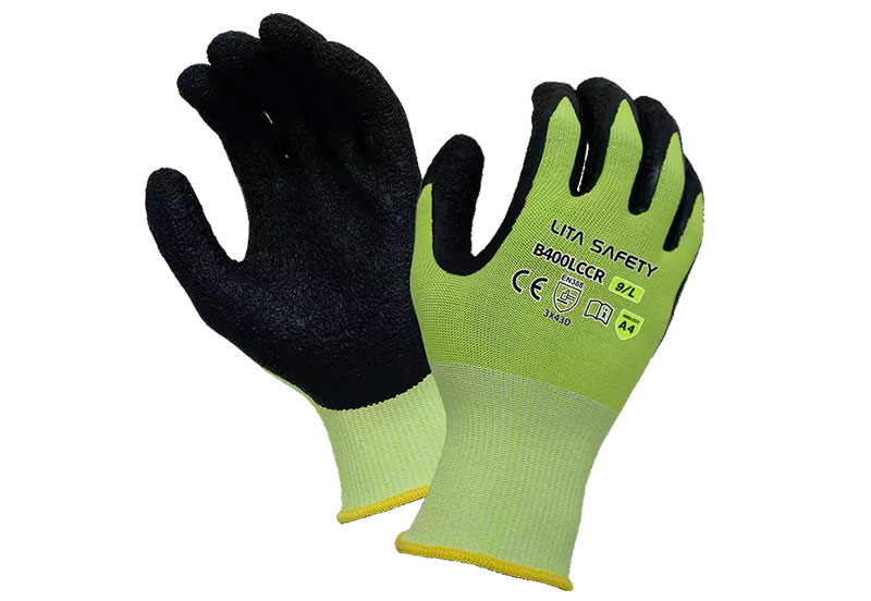 B400LCCR-cut-resistente a los guantes de trabajo