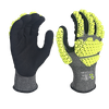 LTNS184P-2 – Guantes antiimpacto resistentes a cortes – Forro 18G A4 – Recubrimiento de palma de nitrilo arenoso – Protección completa de espalda TPR – EN388: 4X42DP